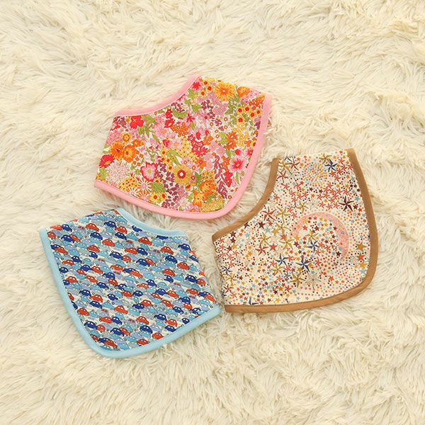 リバーシブル♪リバティプリントのバンダナ風スタイ単品平日朝10時まで