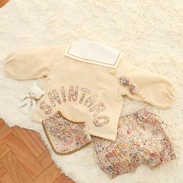 リバーシブル♪リバティプリントのバンダナ風スタイ単品平日朝10時まで