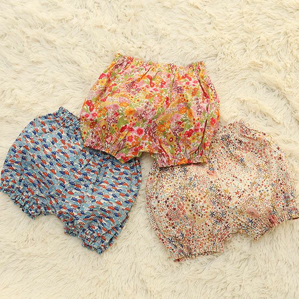かぼちゃパンツ型が可愛いリバティプリントのブルマパンツ単品【平日10