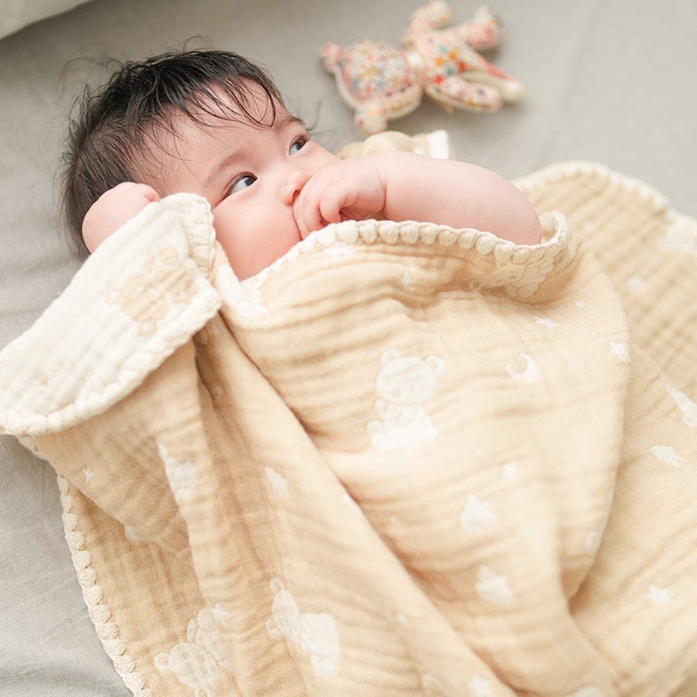 BabyGooseのオリジナル4重ガーゼケット
